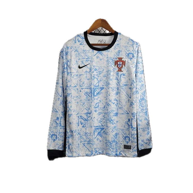 Portugal  2024 Away Long Sleeve Jersey - Euros