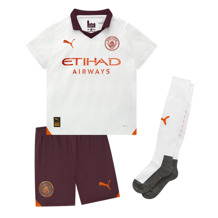 MAN CITY F.C 2023/24 YOUTH AWAY FULL KIT