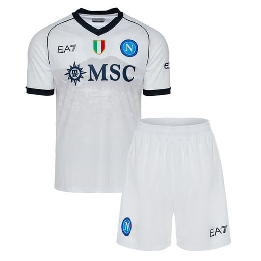 Napoli Away Kids Football Kit 23/24 FULL KIT