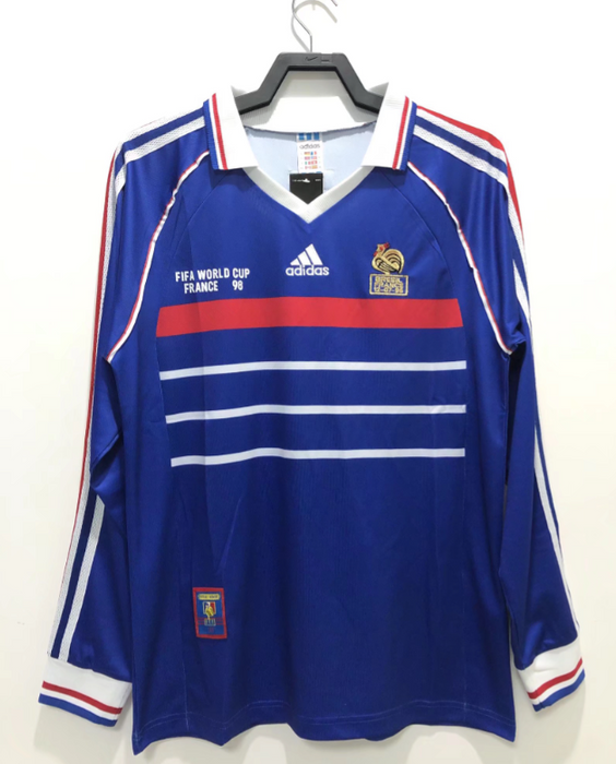 France Home Jersey 1998 long sleeve