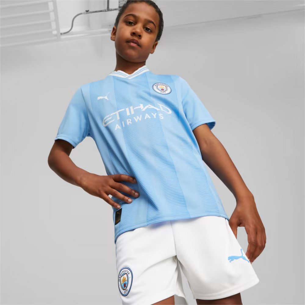 Manchester City Kids 23/24 Home Kit