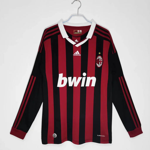 AC Milan 09/10 Home Jersey - Long Sleeve