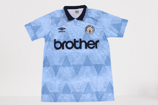 MANCHESTER CITY 89/90 Home Jersey