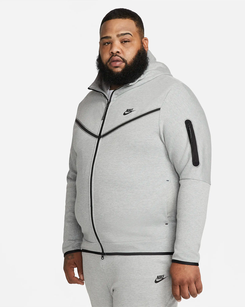 TECH FLEECE ZIP-UP HOODIE GREY