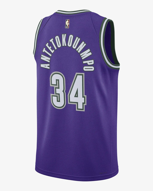 Milwaukee Bucks Purple Swingman Jersey - Classic Edition