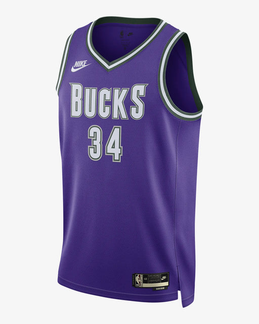 Milwaukee Bucks Purple Swingman Jersey - Classic Edition